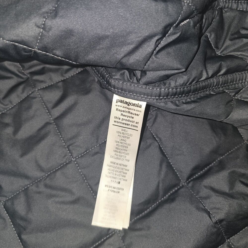 Patagonia Men’s Diamond Quilted Insulated Bomber Hoody Jacket XXL Shelter Brown - Picture 6 of 8